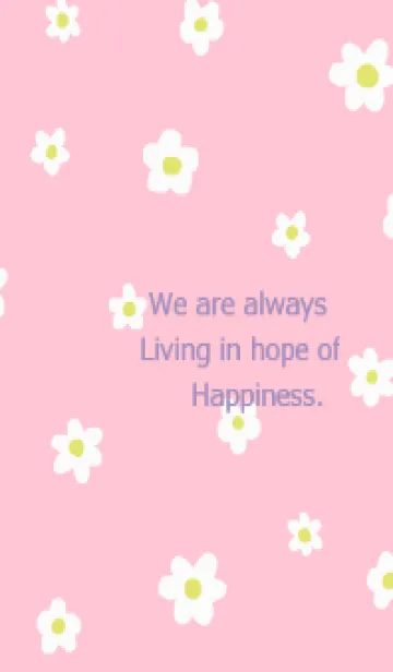 [LINE着せ替え] flower pattern / purplepink2の画像1