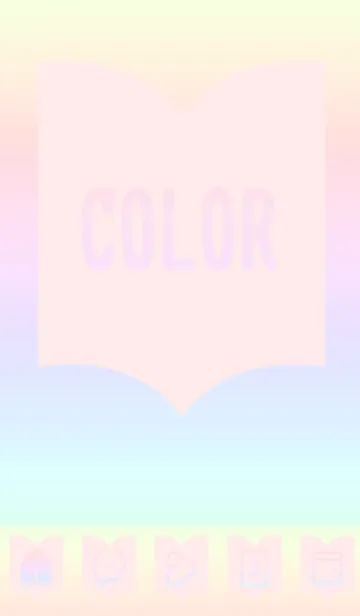 [LINE着せ替え] red color rainbow Q08の画像1