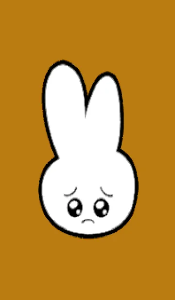 [LINE着せ替え] ぴえん うさぎ 214の画像1