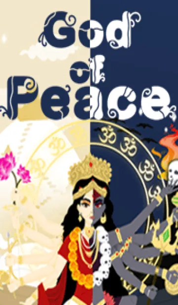 [LINE着せ替え] God of peace (Aumadavi and Kali)の画像1