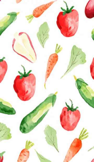 [LINE着せ替え] 【シンプル】お野菜の着せかえ#787の画像1