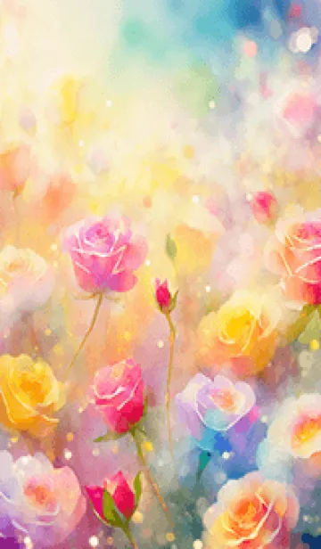 [LINE着せ替え] 薔薇(バラ)の花の着せかえ(R3959)の画像1