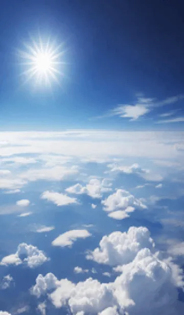 [LINE着せ替え] 晴れた空と星 NANKEの画像1