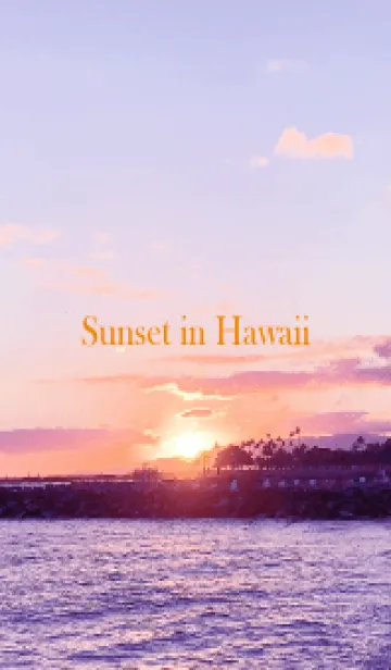 [LINE着せ替え] Sunset in Hawaii 6の画像1