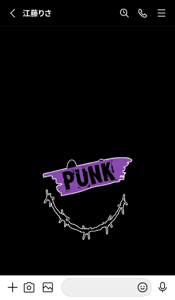 [LINE着せ替え] パンク スマイル 49の画像2