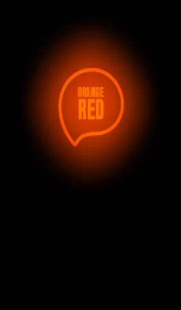 [LINE着せ替え] Orange Red Neon Theme (JP)の画像1