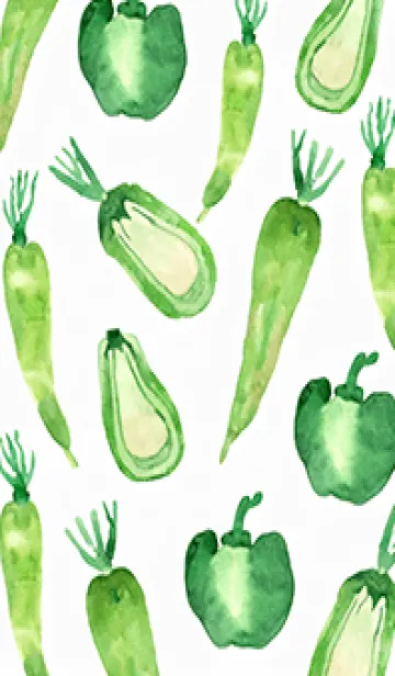 [LINE着せ替え] 【シンプル】お野菜の着せかえ#795の画像1