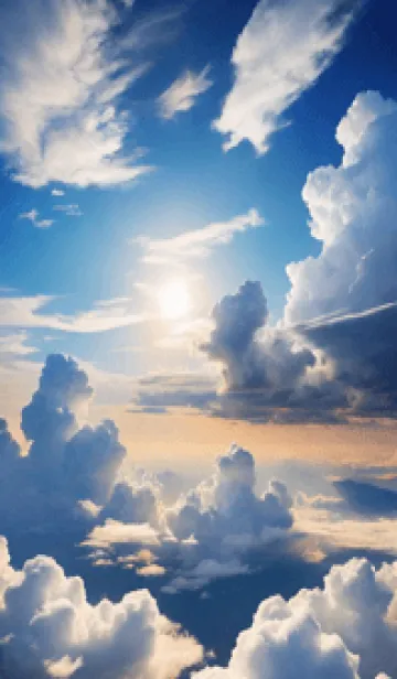 [LINE着せ替え] 晴れた空と星 76hW6の画像1