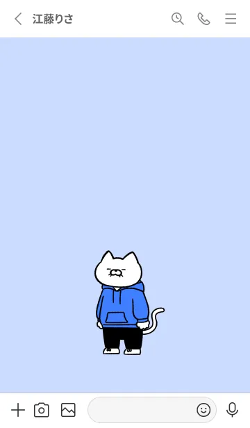 [LINE着せ替え] パーカーにゃん07の画像2