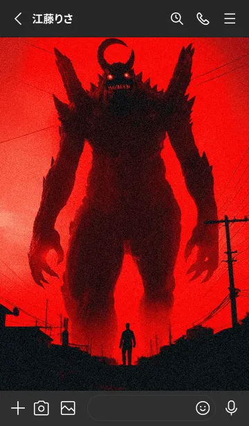 [LINE着せ替え] 巨型兵器都市2.1-戦鬪or逃げる？の画像2