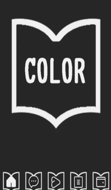 [LINE着せ替え] bw color Q57の画像1