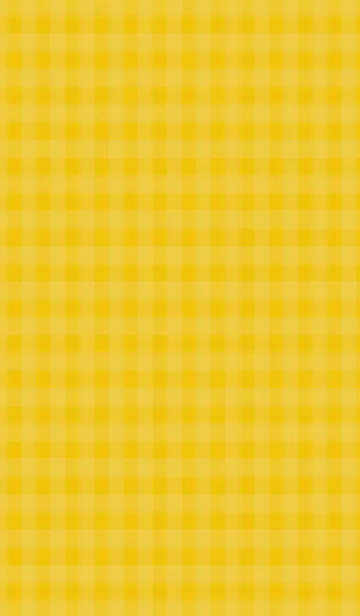 [LINE着せ替え] yellow チェック柄の画像1