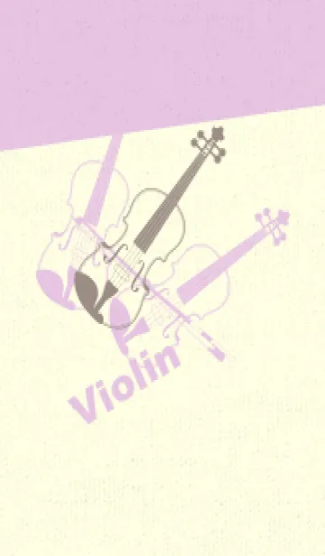 [LINE着せ替え] Violin 3カラー ローズグレイの画像1
