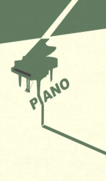 [LINE着せ替え] グランドピアノ  チャコールグレイの画像1