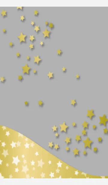 [LINE着せ替え] 金のキラキラ 白の画像1