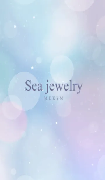 [LINE着せ替え] SEA JEWELRY-BLUE&PINK 14の画像1