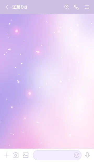 [LINE着せ替え] DREAM GRADATION Pink&Purple 21の画像2