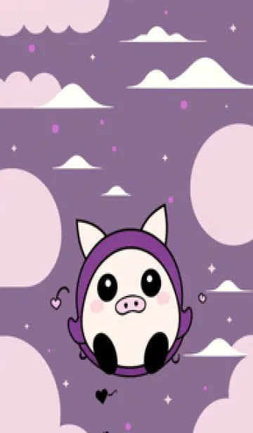 [LINE着せ替え] 可愛なピンクの小豚 siLvtの画像1