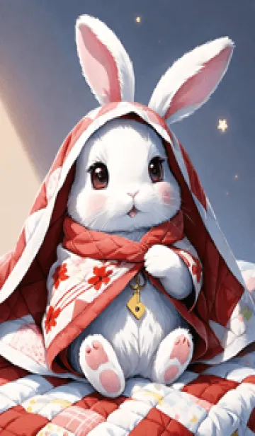 [LINE着せ替え] かわいいうさぎ XthfDの画像1