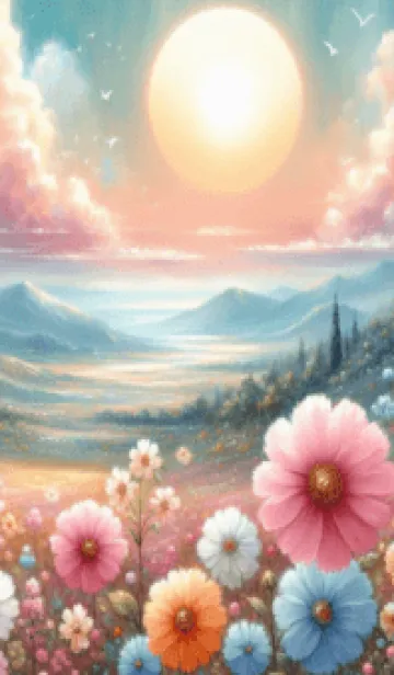 [LINE着せ替え] It's winter flowers.の画像1