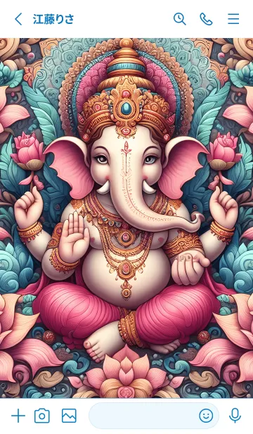 [LINE着せ替え] 信じる者は金持ちになる 05の画像2