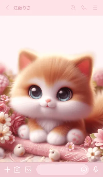 [LINE着せ替え] Sweet Kitten No.15の画像2