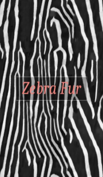 [LINE着せ替え] Zebra Fur 26の画像1