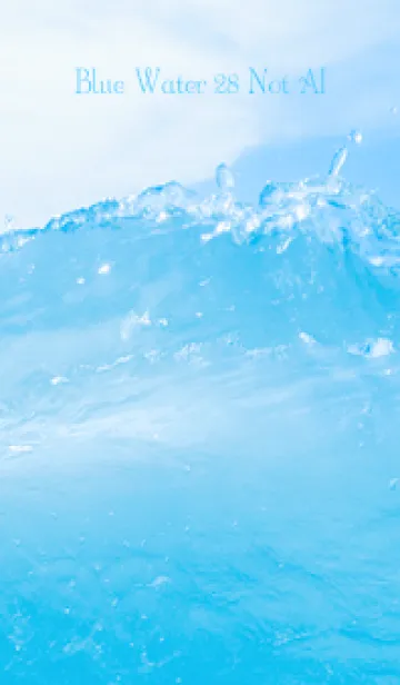 [LINE着せ替え] Blue Water 28 Not AIの画像1