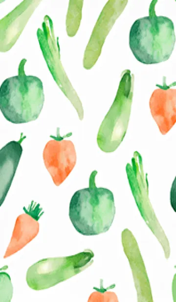 [LINE着せ替え] 【シンプル】お野菜の着せかえ#819の画像1