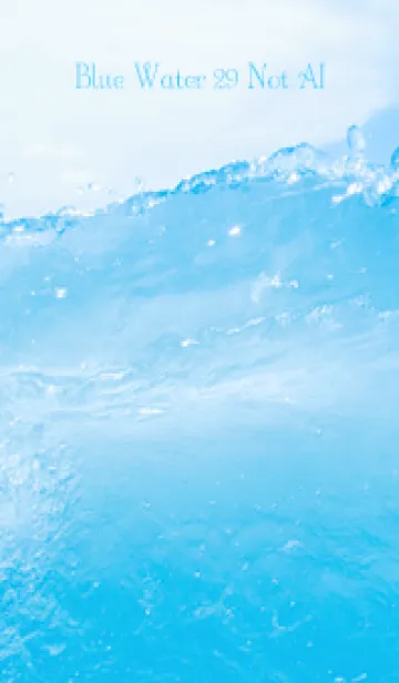 [LINE着せ替え] Blue Water 29 Not AIの画像1