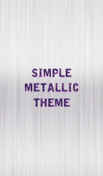 [LINE着せ替え] シンプル メタリック 11の画像1