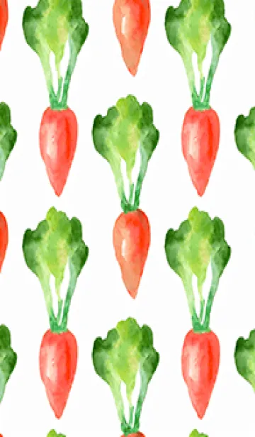 [LINE着せ替え] 【シンプル】お野菜の着せかえ#822の画像1