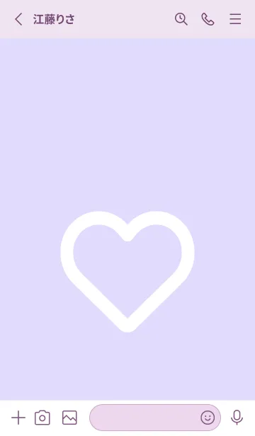 [LINE着せ替え] ハート アイコン 108の画像2