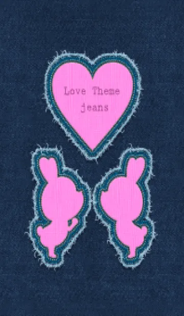[LINE着せ替え] Love Theme - jeans 76の画像1