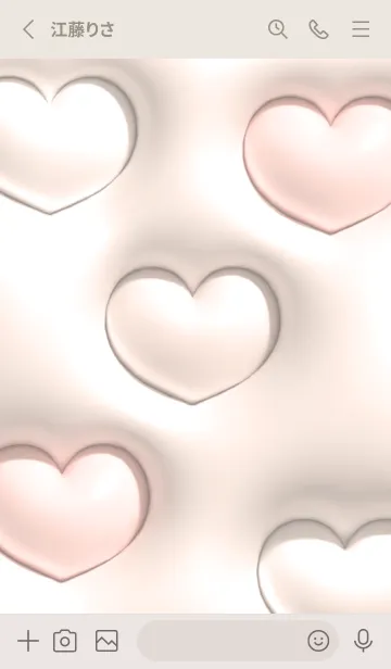 [LINE着せ替え] オレンジ simple smile icon14_1の画像2