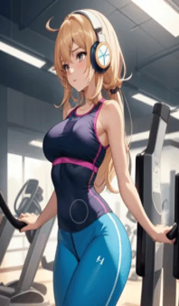 [LINE着せ替え] かわいいスポーティな女の子 uTSRlの画像1