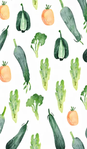 [LINE着せ替え] 【シンプル】お野菜の着せかえ#835の画像1