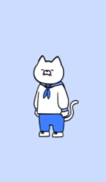 [LINE着せ替え] 水兵にゃん07の画像1