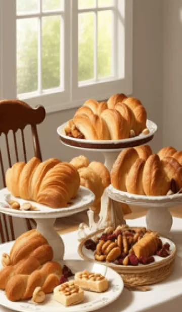 [LINE着せ替え] 午後のコーヒータイム-パンケーキ kBG0tの画像1