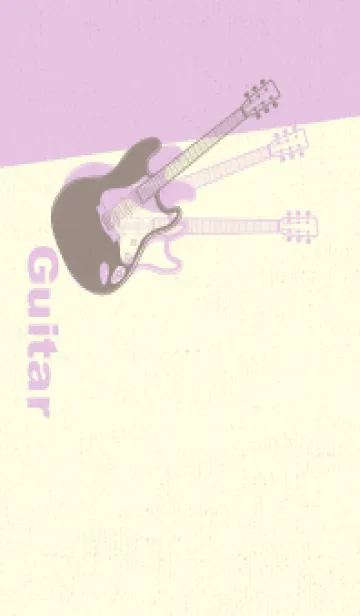 [LINE着せ替え] エレキギター Line  ローズグレイの画像1