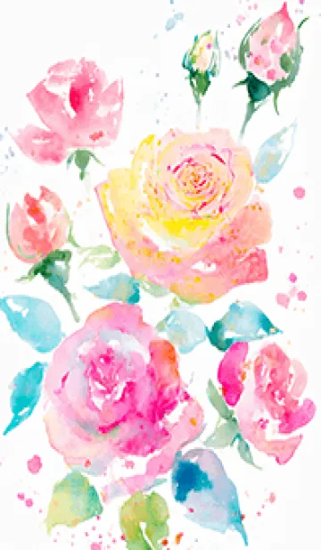 [LINE着せ替え] 薔薇(バラ)の花の着せかえ(R4002)の画像1