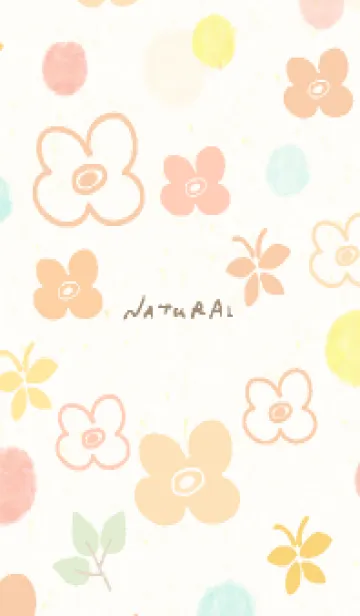 [LINE着せ替え] 春 水彩丸10の画像1