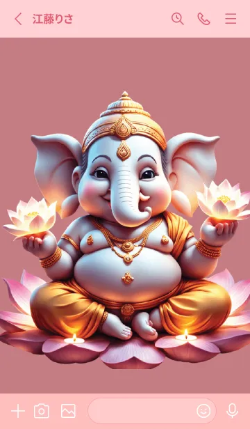 [LINE着せ替え] Ganesha,god of success (JP)の画像2