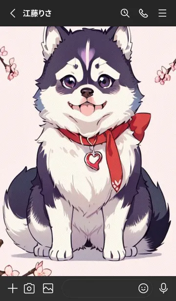 [LINE着せ替え] 一番かわいい 70D34dの画像2