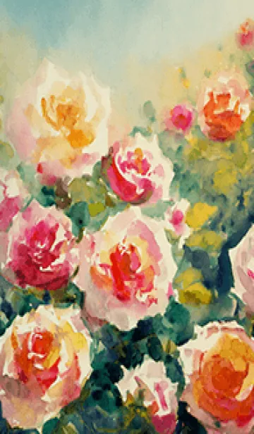 [LINE着せ替え] 薔薇(バラ)の花の着せかえ(R4017)の画像1