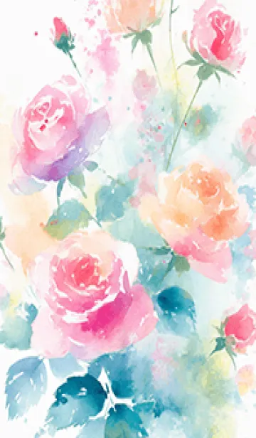 [LINE着せ替え] 薔薇(バラ)の花の着せかえ(R4031)の画像1