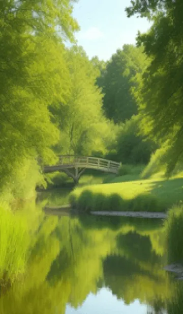 [LINE着せ替え] 田園風光-春の丘の草原 4XRs5の画像1