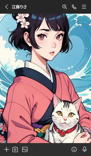 [LINE着せ替え] 一番かわいい 9da2c0の画像2