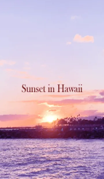 [LINE着せ替え] Sunset in Hawaii 9の画像1