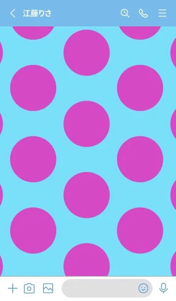 [LINE着せ替え] ドット _63の画像2